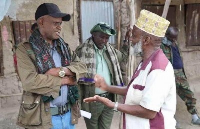TDF commanders (General Hintsa) with Afar community leaders