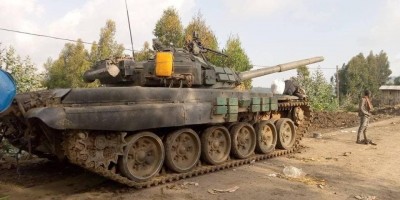 The TDF captured a T-72B1 reportedly around Guna