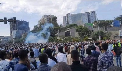 Eid Prayers In Addis Ababa, Ethiopia
