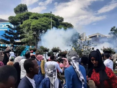 Eid Prayers In Addis Ababa, Ethiopia