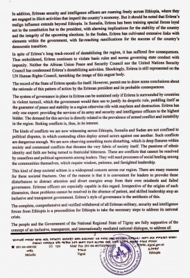 Government of Tigray open letter to the Chairperson of the African Union