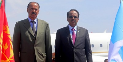 Ex-president Farmaajo on his visit to Eritreas on October 5, 2020